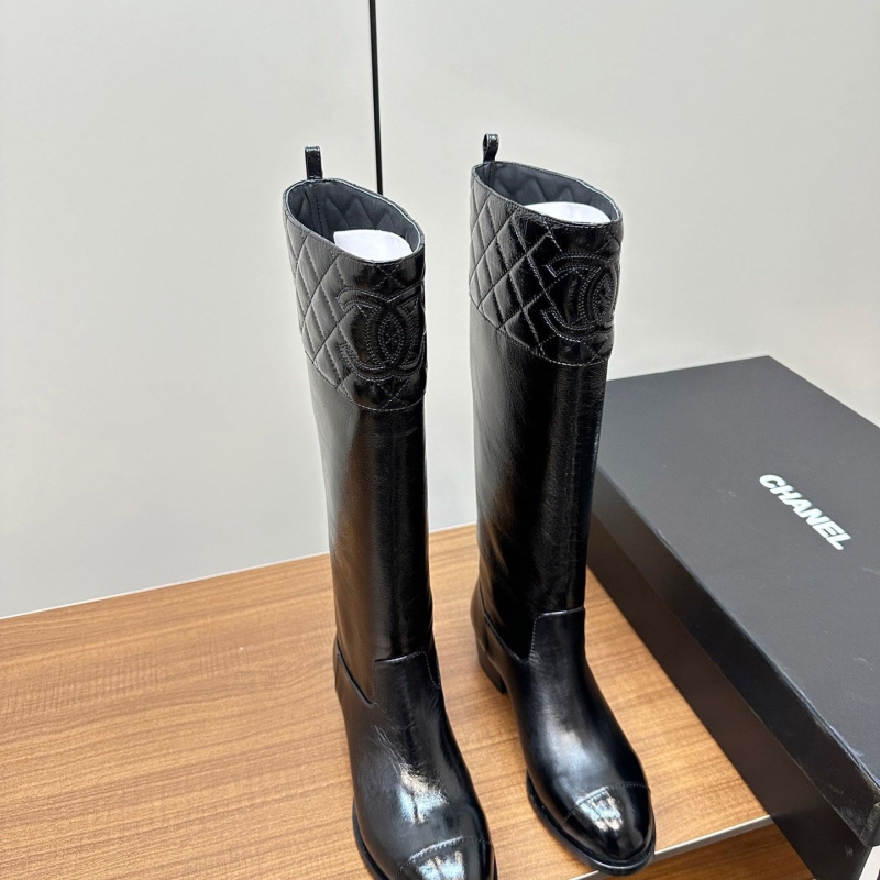 Ch*el leather shoes